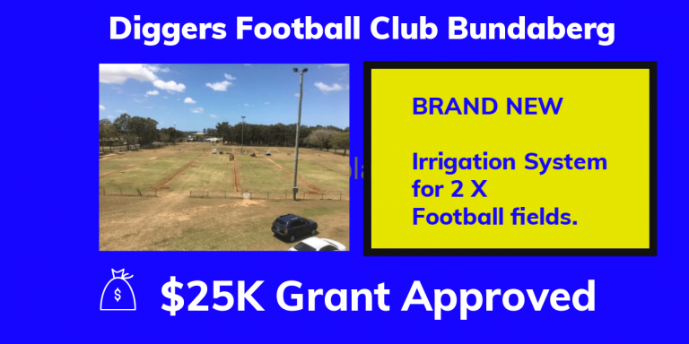 Diggers Football Club 25k Government Sports Grant